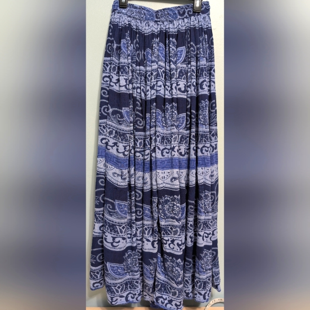Jessica Indigo Maxi Skirt   Size 8